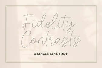 Fidelity Contrasts Font: Bold Design & Creative Use