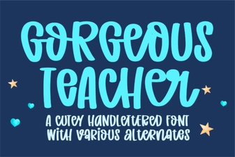 Gorgeous Teacher Font: Creative Design Ideas
