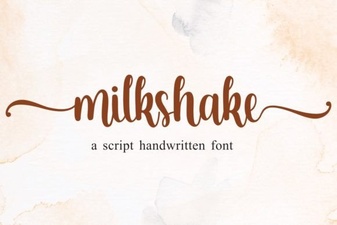 Milkshake Font: Playful & Versatile Design Inspiration