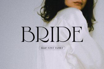 Elegant Bride Fonts for Wedding Design Projects