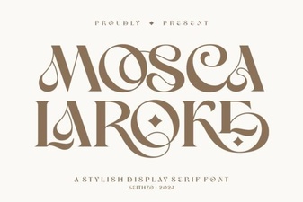 Mosca Laroke Font: Creative Design & Versatile Use